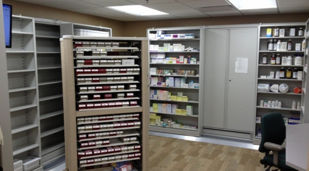 Pharmaceutical storage room