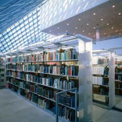 Cantilever Library Shelving System at Seattle Public Library